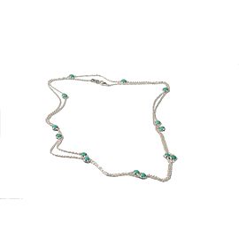 Ippolita Sterling Silver with Turquoise Rock Candy Station Necklace