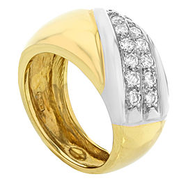 18K Yellow Gold Diamond Ring