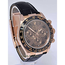 Rolex Daytona Chronograph 18k Rose Gold Watch Ceramic Box/Papers 116515LN