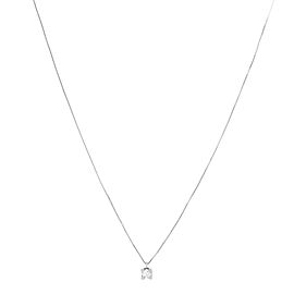 18K White Gold, 14K Rose Gold Diamond Pendant