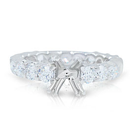 Rachel Koen Shared Prong U Shape Diamond Engagement Ring Casting 2.00 Cttw