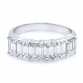 Rachel Koen Diamond Anniversary Ring With Six Diamonds 2.31cts Platinum Size 6.5