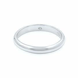 Salvini Platinum One Diamond Band Ring Size 7