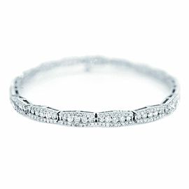 Rachel Koen 14K White Gold Diamond 3.6cttw Bracelet