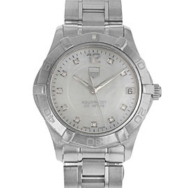 TAG Heuer Aquaracer White Mother of Pearl Dial Steel Ladies Watch WAF1312.BA0817