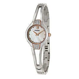 Pulsar Dress Steel Mother Of Pearl Dial Quartz Ladies Watch PTA502