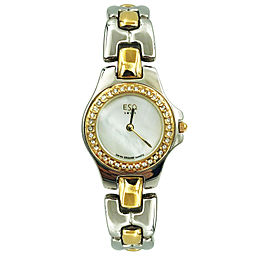 ESQ Movado Contessa Two Tone Steel MOP Dial Quartz Ladies Watch 07100506