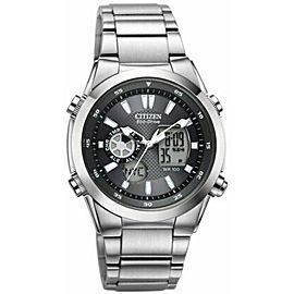 Citizen Eco Drive Stainless Steel Quartz Mens Watch JZ1020-54E