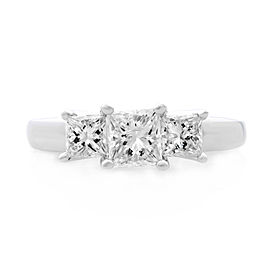 Rache Koen 14K White Gold Diamond 1.06cttw SI1 G Ladies Ring SZ7