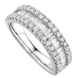 True Platinum Pave Diamond Ladies Ring 1.15cttw Size 6.5