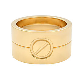 Cartier 18K Yellow Gold High Love Ring Size 49 US 5