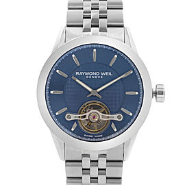 Raymond Weil Freelancer 42mm Steel Blue Dial Automatic Mens Watch 2780-ST-50001