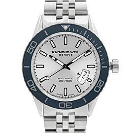 Raymond Weil Freelancer Steel Silver Dial Automatic Mens Watch 2760-ST4-65001