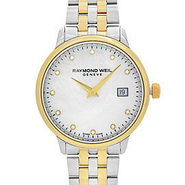 Raymond Weil Toccata Two-Tone Steel White MOP Dial Ladies Watch 5988-STP-97081