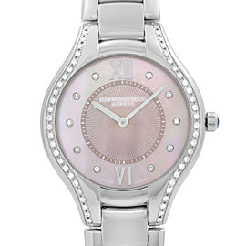 Raymond Weil Noemia Steel Diamond Pink MOP Dial Ladies Watch 5132-STS-00986