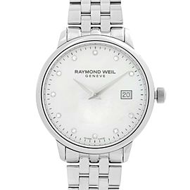 Raymond Weil Toccata Steel Diamond White MOP Dial Ladies Watch 5988-ST-97081