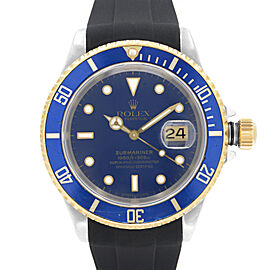 Rolex Submariner Two Tone Automatic Mens Watch