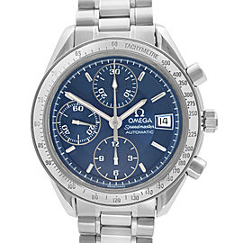 Omega Speedmaster Chronograph Steel Blue Dial Automatic Mens Watch 3511.80.00