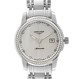 Longines Saint Imier Stainless Steel M.O.P Dial Automatic Ladies Watch L25630876