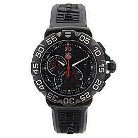 TAG Heuer Formula 1 42mm Chronograph PVD Steel Quartz Men Watch CAH1012.FT6026