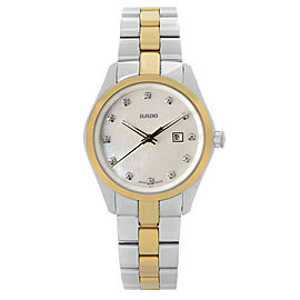 Rado Hyperchrome Steel Ceramic MOP Diamond Dial Quartz Ladies Watch R32975902