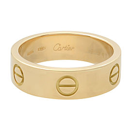 Cartier Love Ring 18K Yellow Gold Size 57 US 8