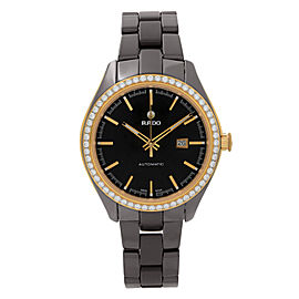 Rado HyperChrome Brown Ceramic Diamonds Bezel Automatic Unisex Watch R32177302