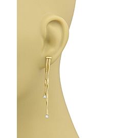 Marco Bicego Diamonds & 18kt Two Tone Gold Double Drop Earrings