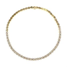 Hammerman Brothers 5.75ct Diamond 18k Yellow Gold Necklace