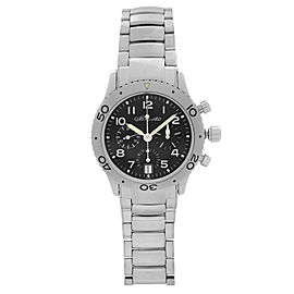 Breguet Type XX Transatlantique Chronograph Black Dial Mens Watch