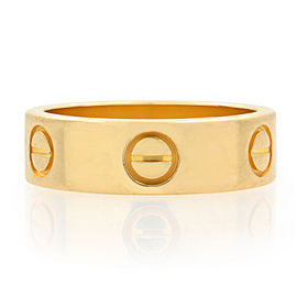 Cartier Love Ring 18K Yellow Gold Size 51 US 5.75