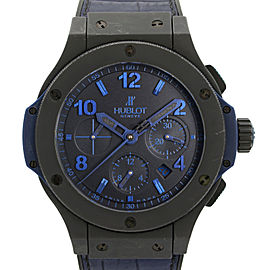 Hublot Big Bang All Black Blue Limited Edition Mens Watch 301.CI.1190.GR.ABB09