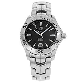 Tag Heuer Link Stainless Steel Black Dial Automatic Mens Watch