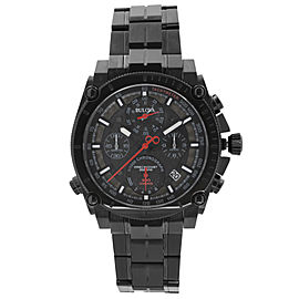 Bulova Precisionist Ultra High Frequency Chronograph Quartz Mens Watch 98B257