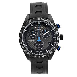 Tissot PRS 516 Steel Chronograph Carbon Dial Quartz Men Watch