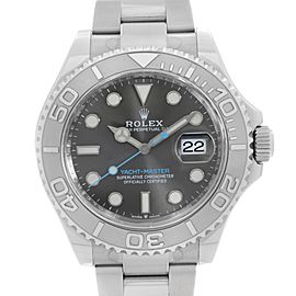 Rolex Yacht-Master 40mm Steel Platinum Rhodium Dial Automatic Men Watch