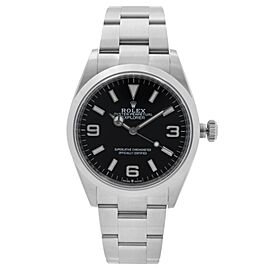 Rolex Explorer 36mm Steel Black Dial Oyster Bracelet Automatic Watch