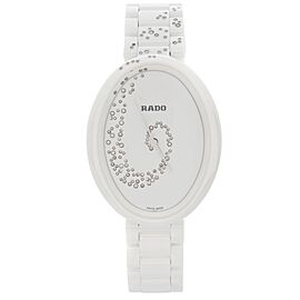 Rado Esenza Ceramic Diamond White Dial Ladies Quartz Watch