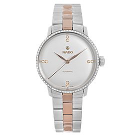 Rado Coupole Classic 32mm Steel Ceramic Diamond Automatic Ladies Watch