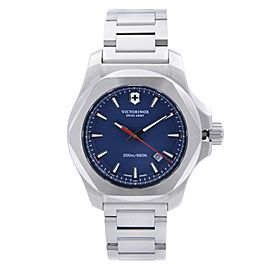 Victorinox Swiss Army I.N.O.X. 42mm Steel Blue Dial Mens Quartz Watch