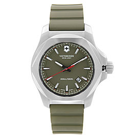 Victorinox Swiss Army I.N.O.X. 43mm Steel Green Dial Mens Quartz Watch