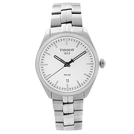 Tissot PR 39mm Steel Silver Dial Quartz Mens Watch