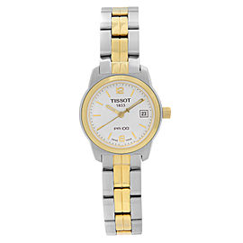 Tissot PR 24.5mm Two Tone Steel Quartz Ladies Watch