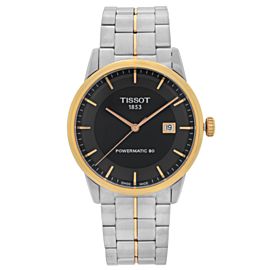 Tissot Powermatic 41mm Steel Black Dial Mens Automatic Watch