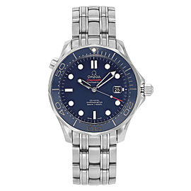 Omega Seamaster 300M 41mm Steel Ceramic Blue Dial Mens Watch