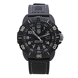 Luminox Coronado 44mm Series 3020 Carbon Black Dial Quartz Mens Watch