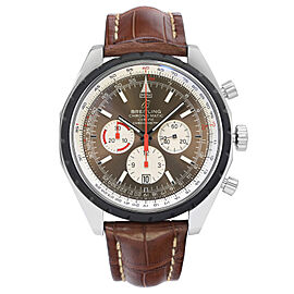 Breitling Navitimer Chronomatic Steel Specia lEdition Brown Dial Watch