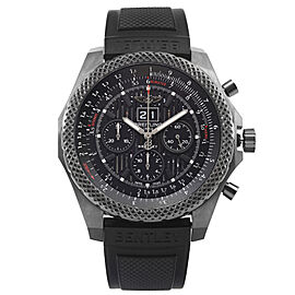 Breitling Bentley Midnight Carbon Steel Black Dial Watch