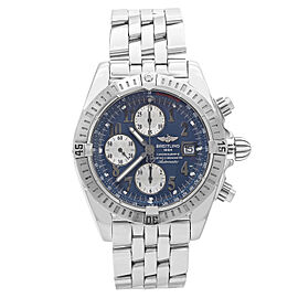 Breitling Chronomat Evolution Steel Blue Dial Automatic Watch