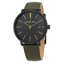 Michael Kors Blake 42mm Stainless Steel Black Dial Quartz Mens Watch